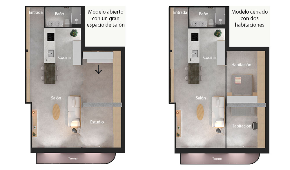 Planta reforma de vivienda
